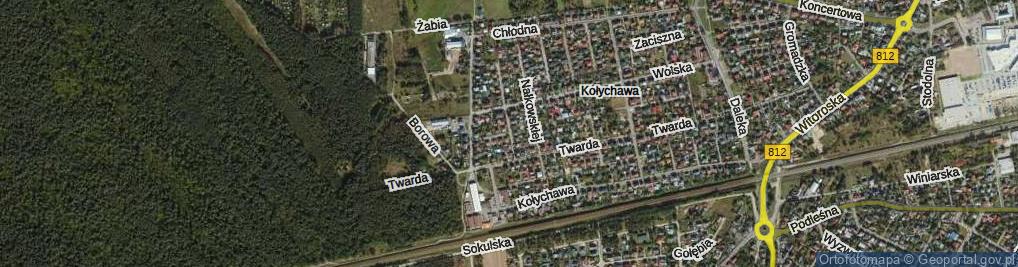 Zdjęcie satelitarne Przyjaźni ul.